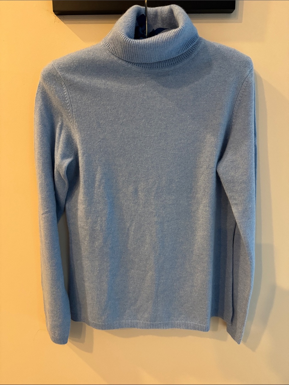Charter Club Cashmere 100% Light Blue Turtleneck Sweater